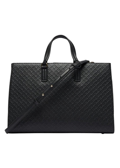 Borsa Donna Tommy Hilfiger Nera con Tracolla e Zip