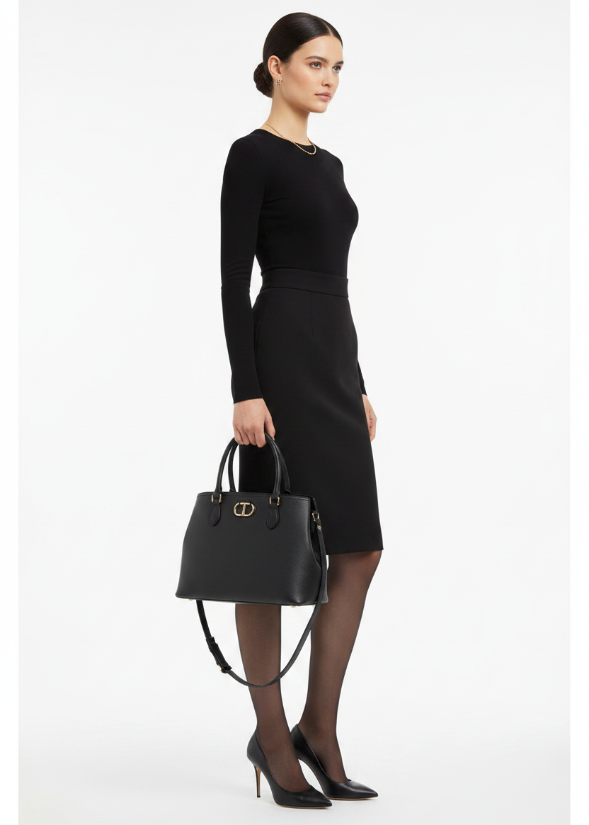 Borsa Donna Twinset Nera in Pelle