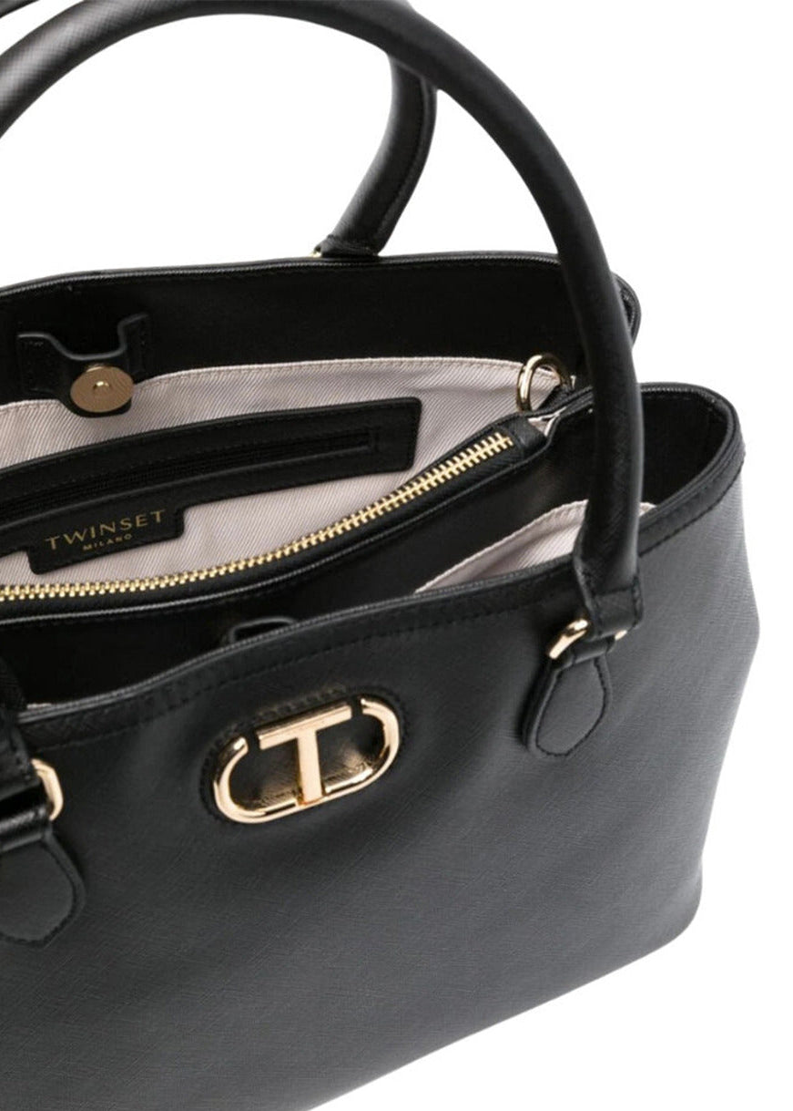 Borsa Donna Twinset Nera in Pelle
