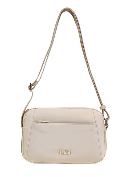 Borsa a Tracolla Alviero Martini Prima Classe Beige con Cerniera
