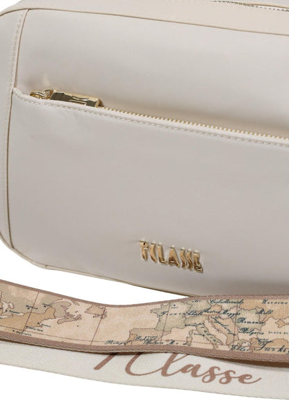 Borsa a Tracolla Alviero Martini Prima Classe Beige con Cerniera