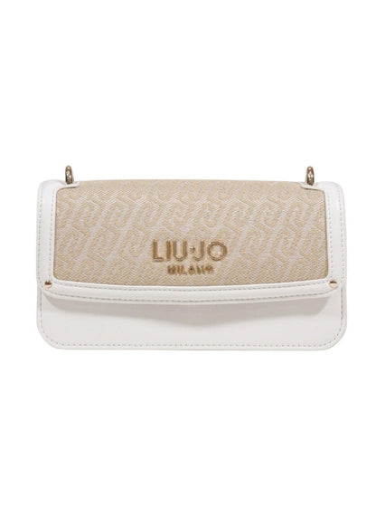 Borsa a Tracolla Liu Jo Beige con Chiusura Magnetica