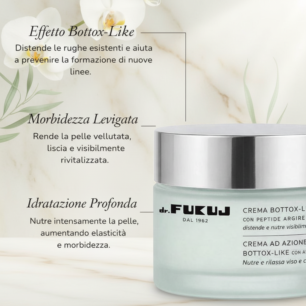 Crema Viso con Argireline® – Azione Distensiva Anti-Rughe