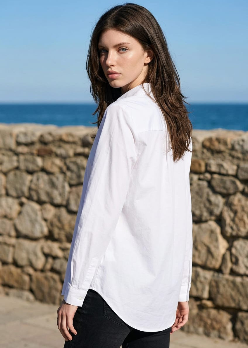 Camicia Donna Jacqueline De Yong Bianca con Ricamo