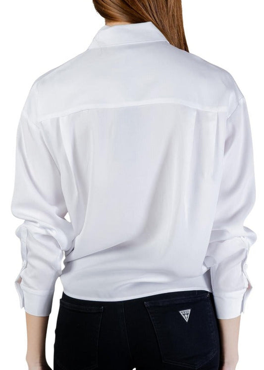 Camicia Donna Karl Lagerfeld Jeans Bianca in Lyocell