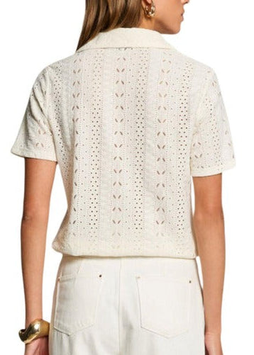 Camicia Donna Morgan De Toi Beige con Tasche e Bottoni