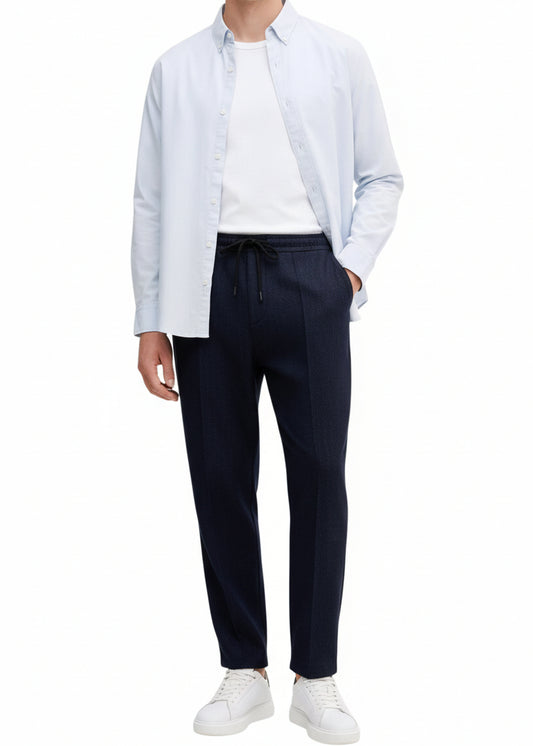 Camicia Uomo Calvin Klein Jeans Azzurra in Cotone