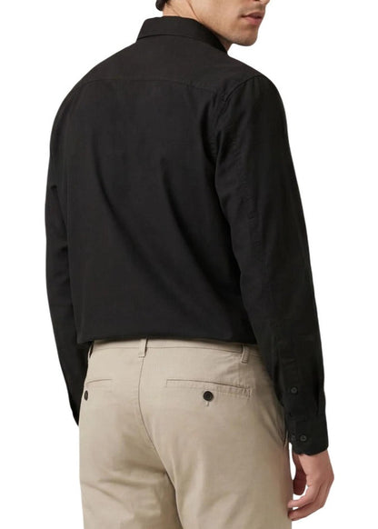 Camicia Uomo Calvin Klein Jeans Nera con Bottoni e Colletto Classico