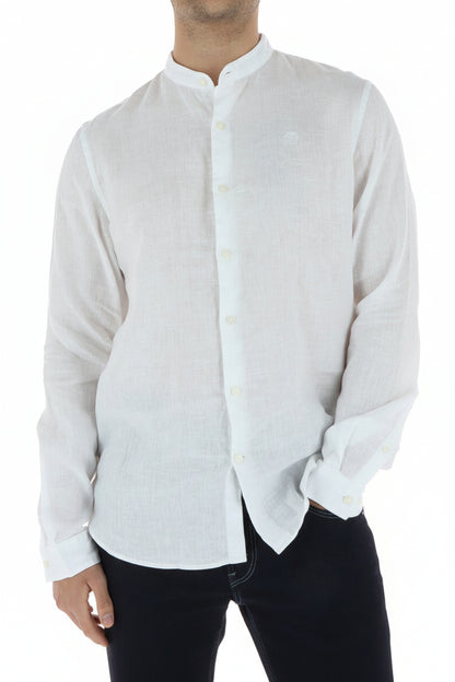 Camicia Uomo Timberland Bianca in Lino