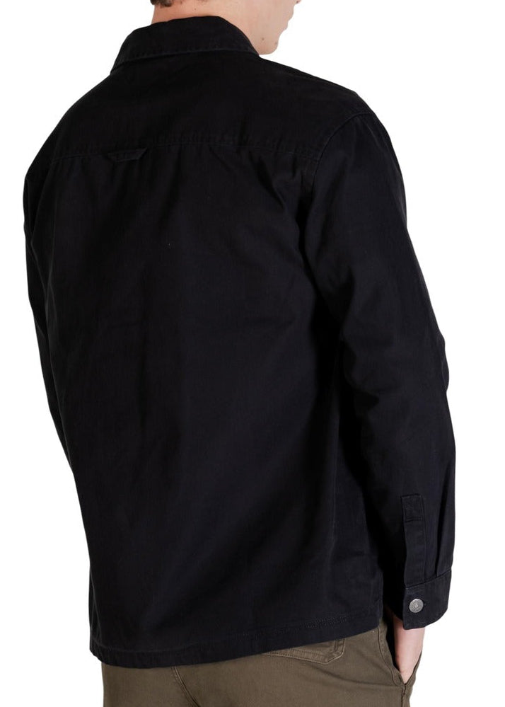 Camicia Uomo Tommy Hilfiger Jeans Nera in Cotone Organico