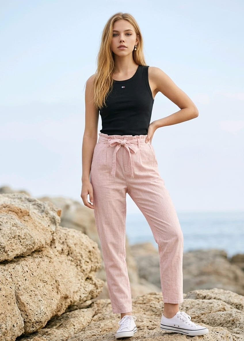 Canotta Donna Tommy Hilfiger Jeans Nera Essential