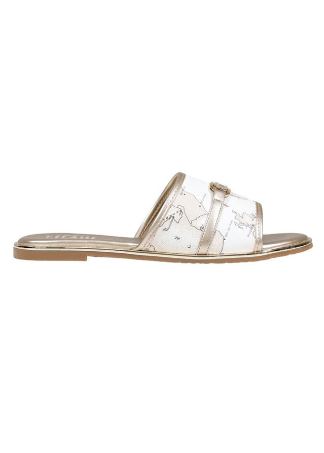 Ciabatte Donna Alviero Martini Prima Classe Beige con Stampa