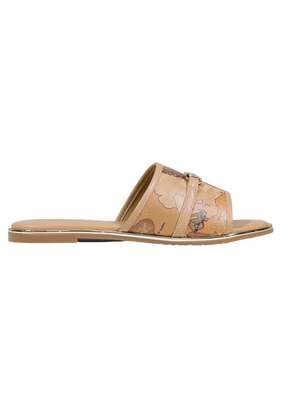 Ciabatte Donna Alviero Martini Prima Classe Beige con Stampa