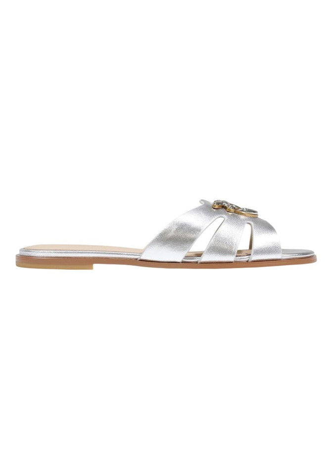 Ciabatte Donna Pinko Argento in Pelle