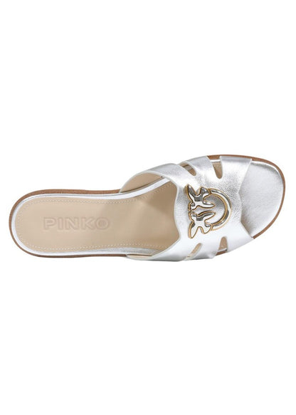 Ciabatte Donna Pinko Argento in Pelle
