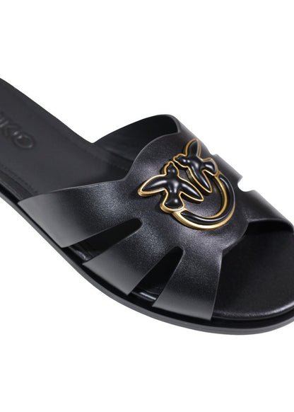 Ciabatte Donna Pinko Nere in Pelle