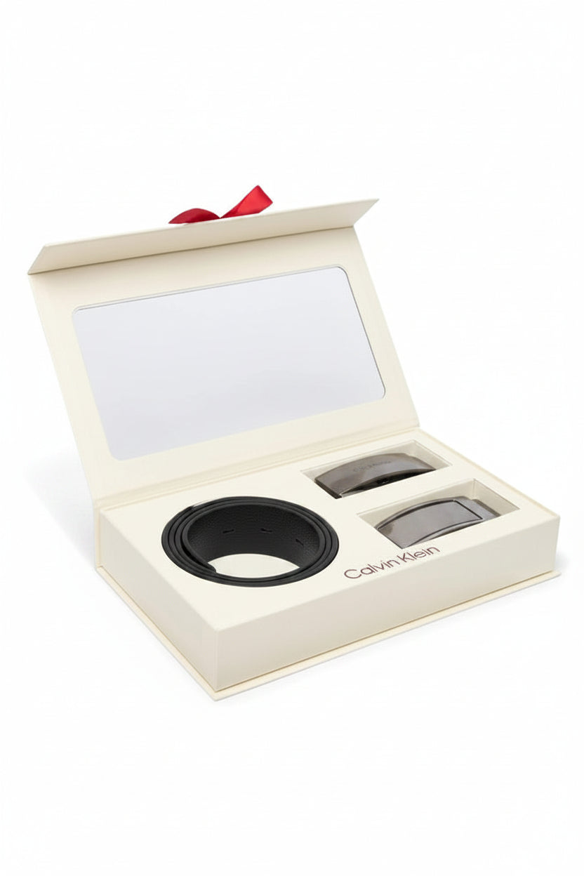 Cintura Uomo Calvin Klein in Pelle