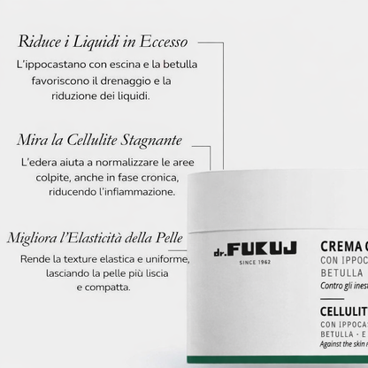 Crema Cellulite Drenante – Elasticità & Pelle Levigata