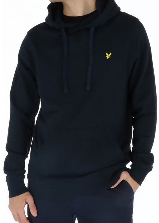 Felpa Uomo Lyle & Scott Blu con Cappuccio e Tasche