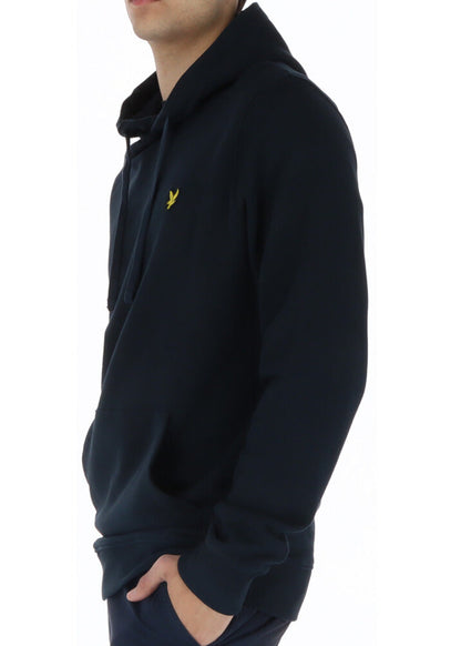 Felpa Uomo Lyle & Scott Blu con Cappuccio e Tasche