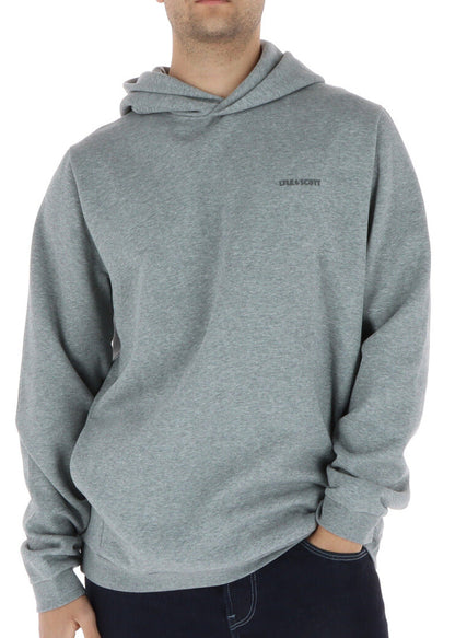 Felpa Uomo Lyle & Scott Grigia con Cappuccio