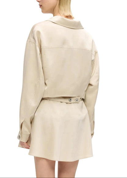 Karl Lagerfeld Jeans Damenjacke Beige mit Knöpfen