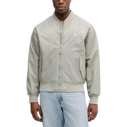 Giacca Uomo Calvin Klein Jeans Verde con Zip