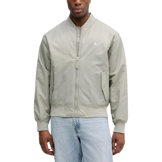 Giacca Uomo Calvin Klein Jeans Verde con Zip
