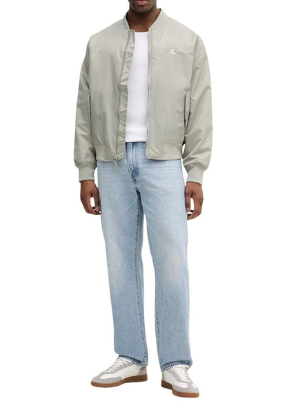 Giacca Uomo Calvin Klein Jeans Verde con Zip