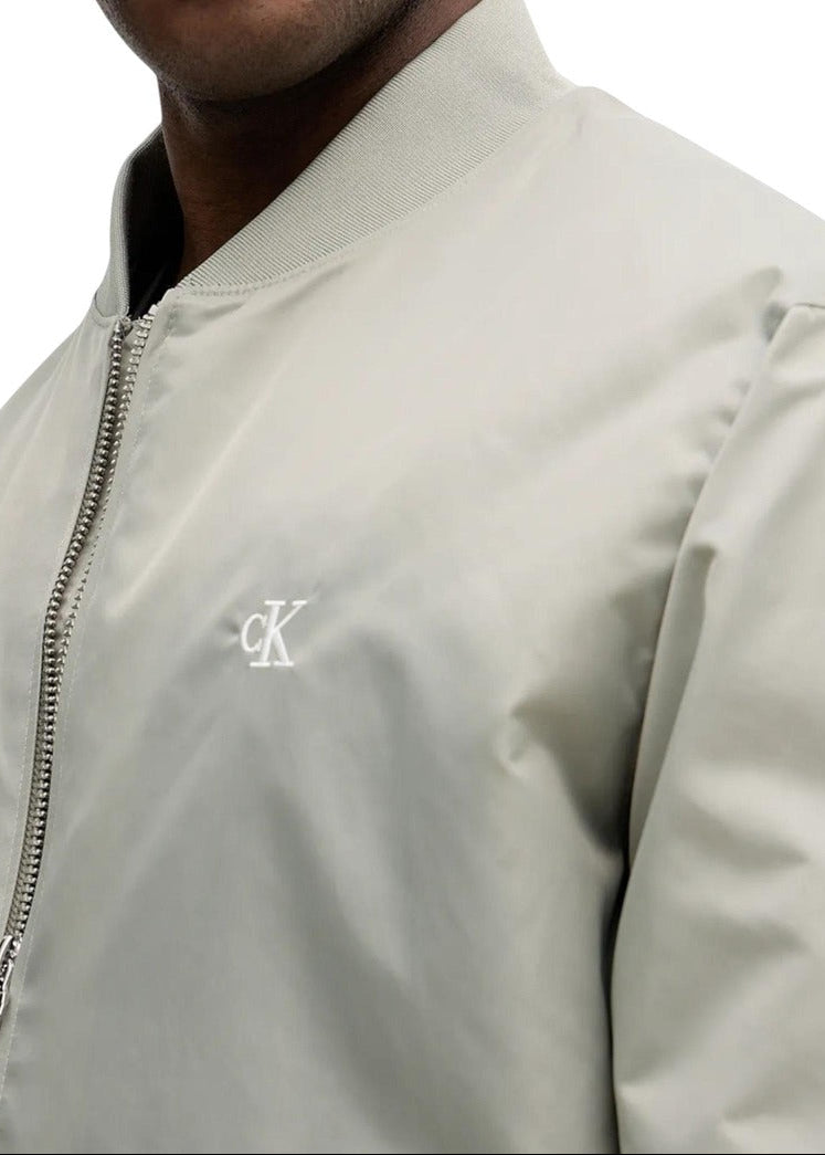 Giacca Uomo Calvin Klein Jeans Verde con Zip
