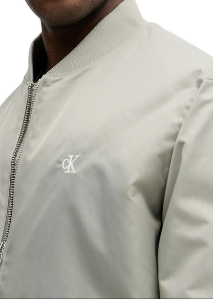 Giacca Uomo Calvin Klein Jeans Verde con Zip