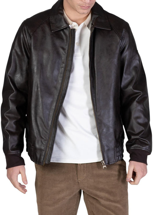 Giacca Uomo Guess Marrone con Zip