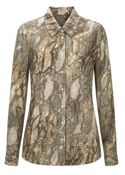Guess – Blouse Donna Beige con Stampa
