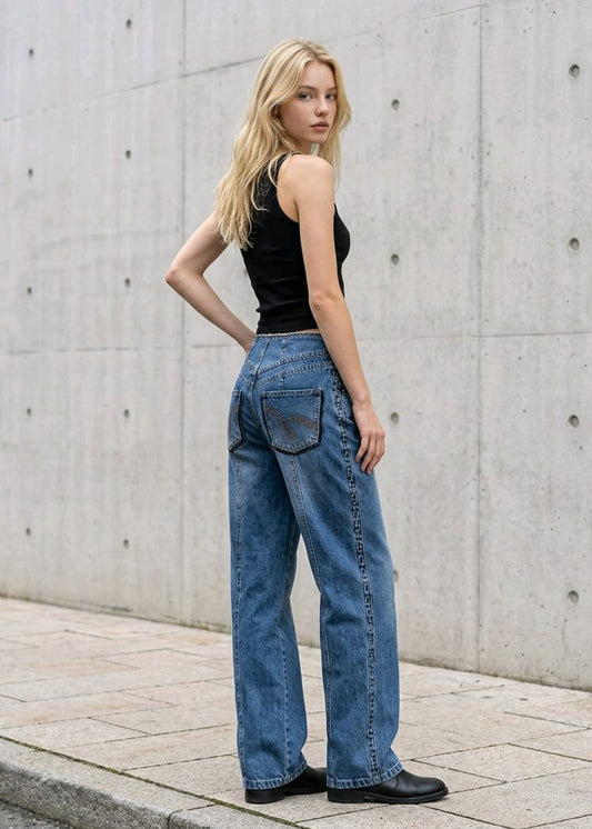 Jeans Donna Desigual con Tasche