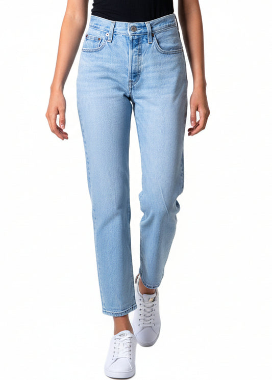 Jeans Donna Levi’s Blu Effetto Consumato in Cotone
