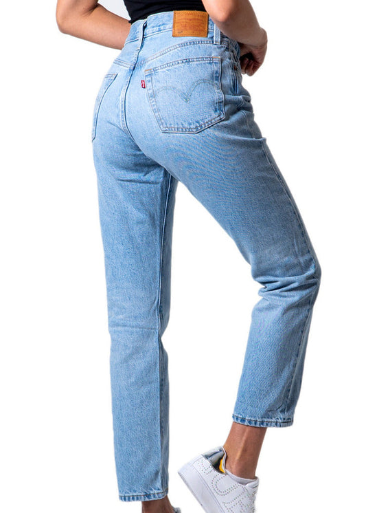 Jeans Donna Levi’s Blu Effetto Consumato in Cotone