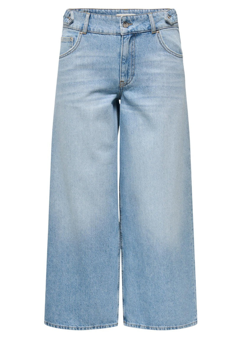 Jeans Donna Only Azzurri Wide Leg in Cotone