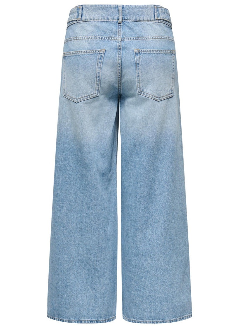 Jeans Donna Only Azzurri Wide Leg in Cotone