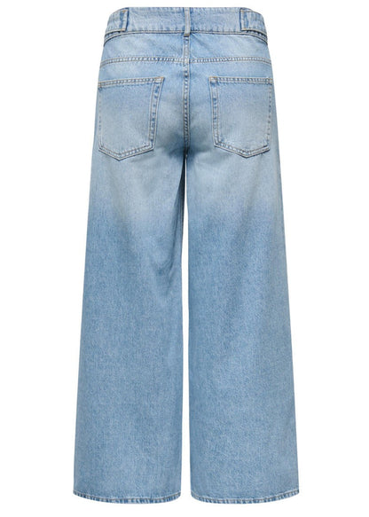 Jeans Donna Only Azzurri Wide Leg in Cotone