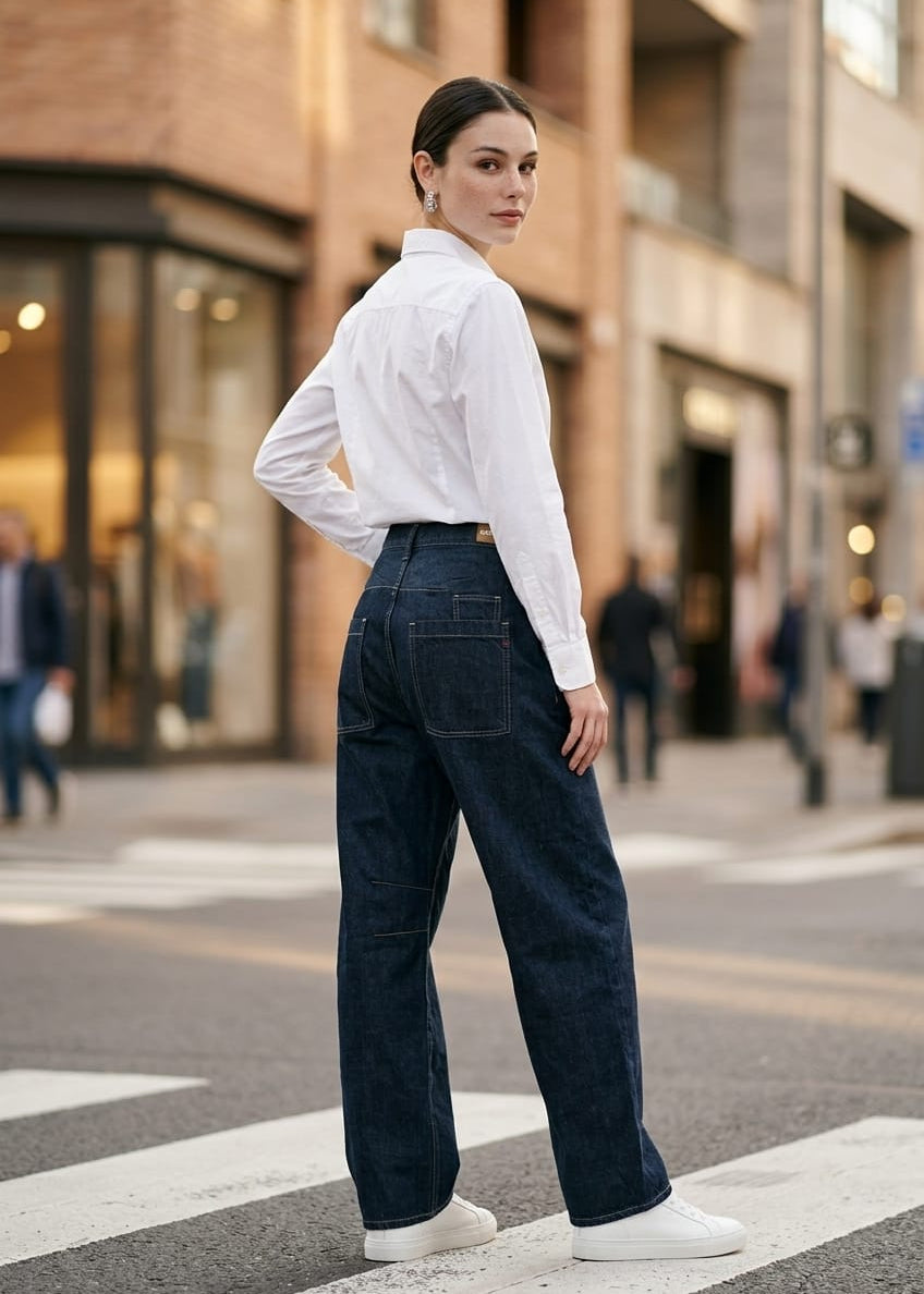 Jeans Donna Replay Barrel