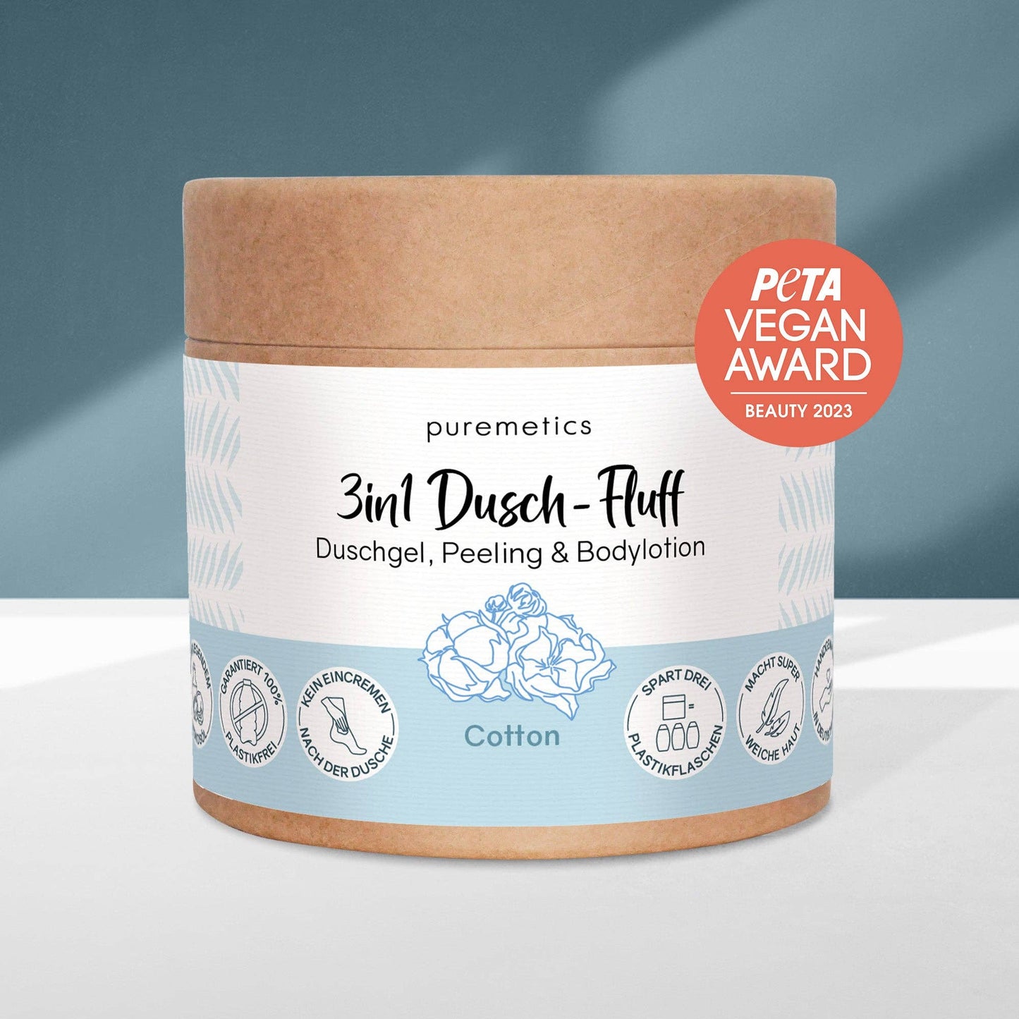 Mousse Doccia 3in1 Cotton – Detergente, Scrub & Lozione 250g