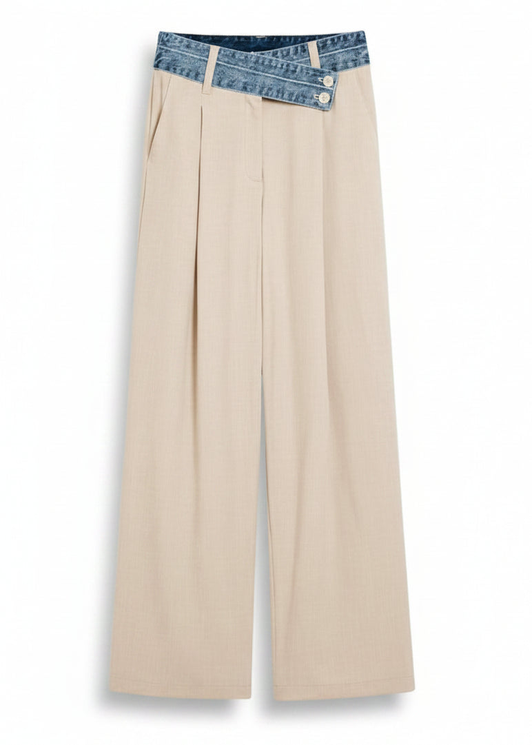 Pantaloni Donna Desigual Beige