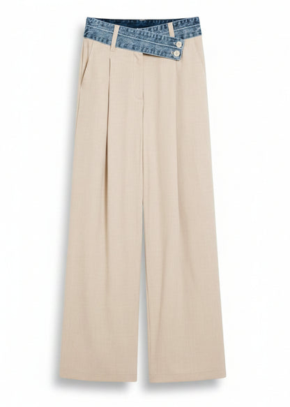 Pantaloni Donna Desigual Beige