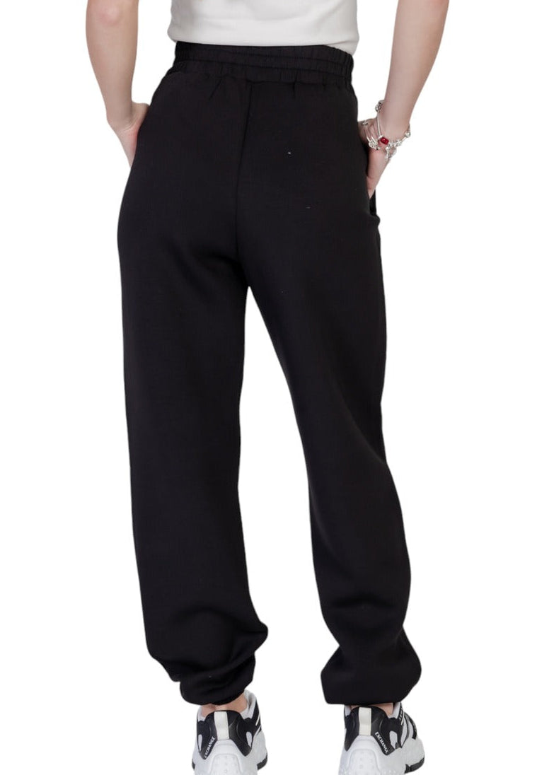 Pantaloni Donna Guess Active Neri con Stampa
