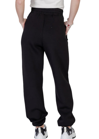 Pantaloni Donna Guess Active Neri con Stampa