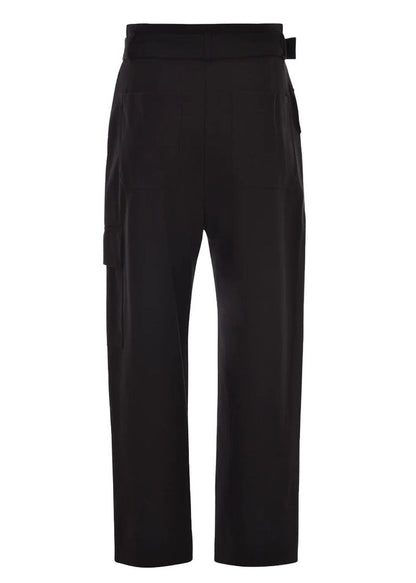 Pantaloni Donna Pinko Neri con Tasche Multiple