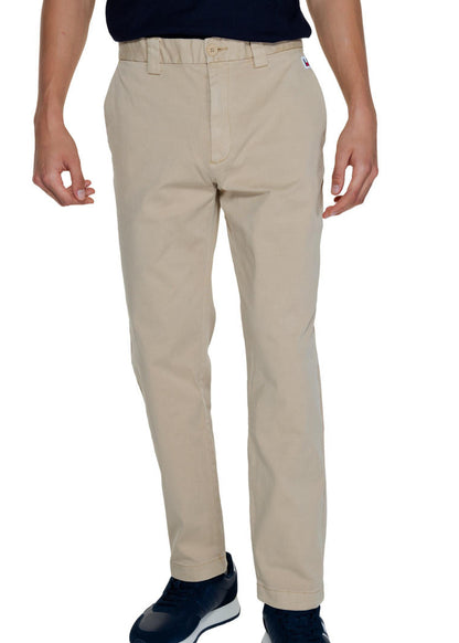 Pantaloni Uomo Tommy Hilfiger Jeans Oro in Cotone Stretch