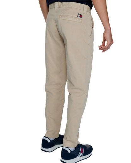 Pantaloni Uomo Tommy Hilfiger Jeans Oro in Cotone Stretch