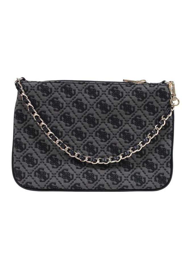 Pochette Donna Guess Grigia con Stampa