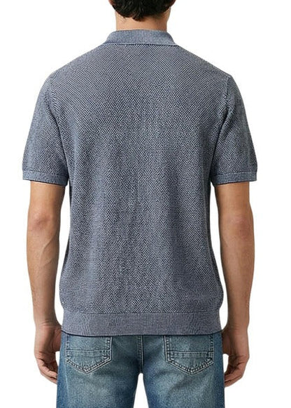 Polo Uomo Gianni Lupo Blu in Cotone con Colletto Polo